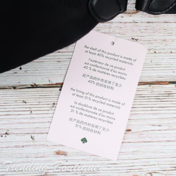 NWT Kate Spade Chelsea Nylon Belt Bag Fanny Pack in Black - Picture 7 of 11